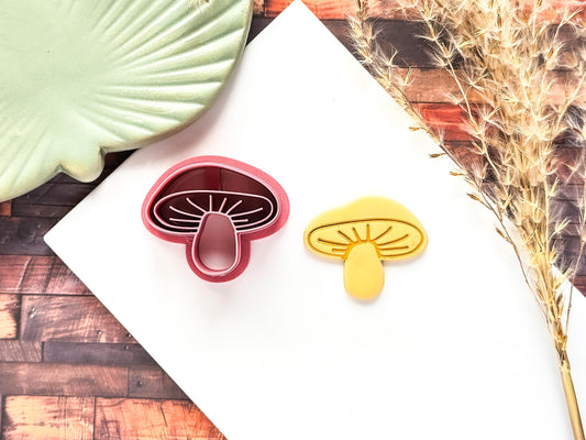 Mushroom Shaped Cutter For Polymer Clay And Fondant, 4 Sizes, UK Made-Animal & Nature Cutters
