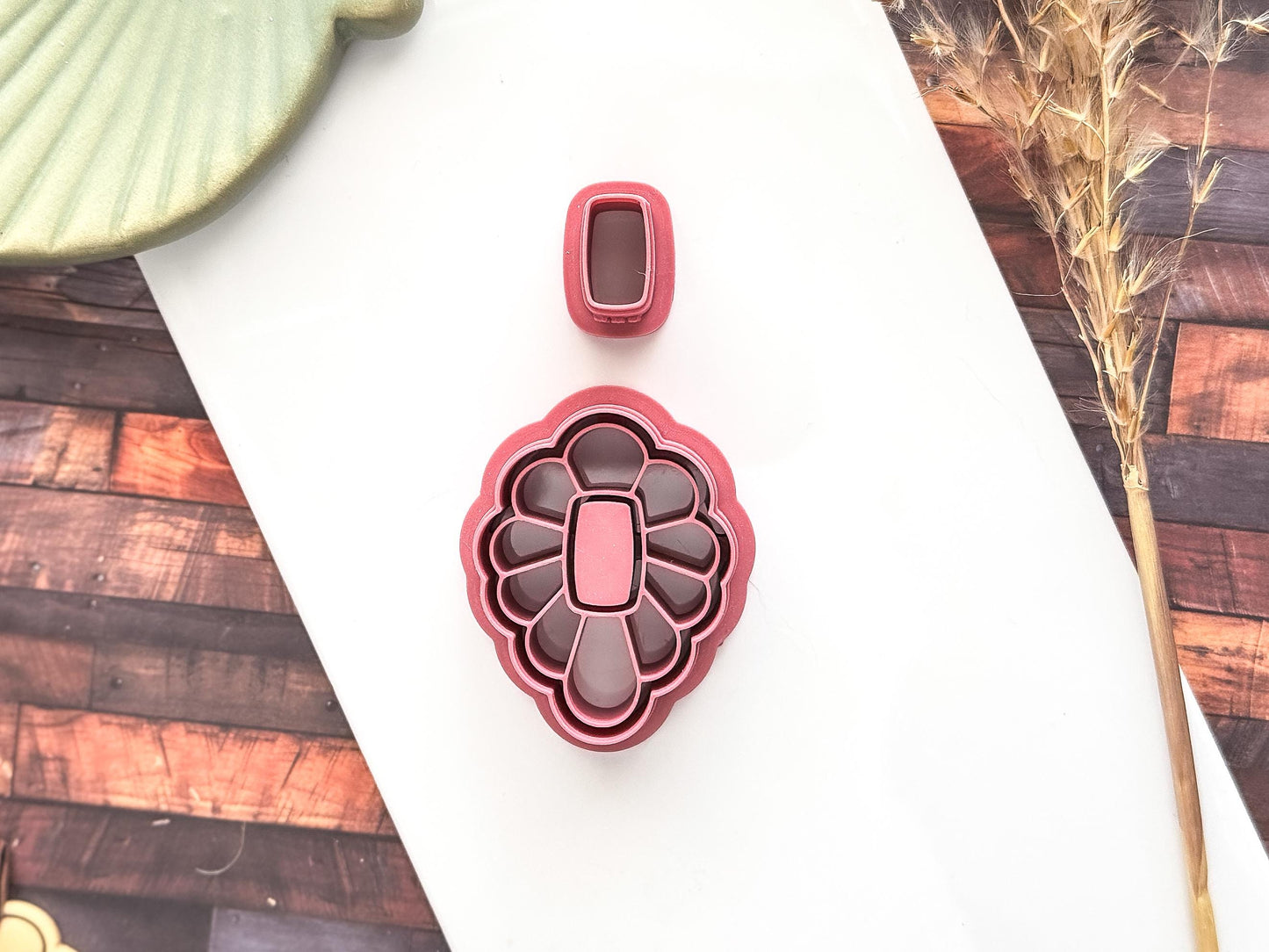 Boho Bezel Cutter 2, Ethnic Style Earring Tool For Polymer Clay, Silver Clay, Fondant-Earring Cutter Sets