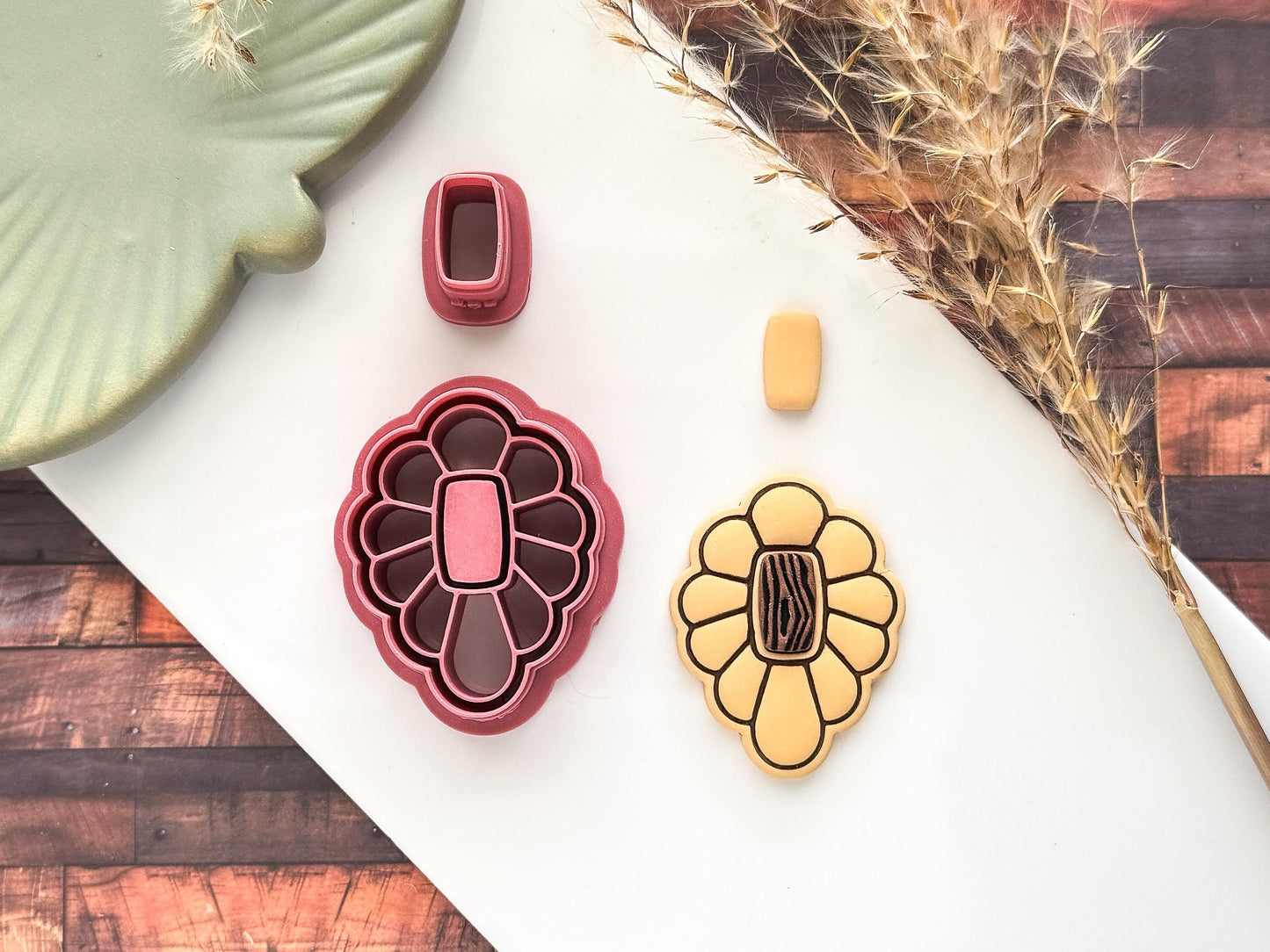Boho Bezel Cutter 2, Ethnic Style Earring Tool For Polymer Clay, Silver Clay, Fondant-Earring Cutter Sets
