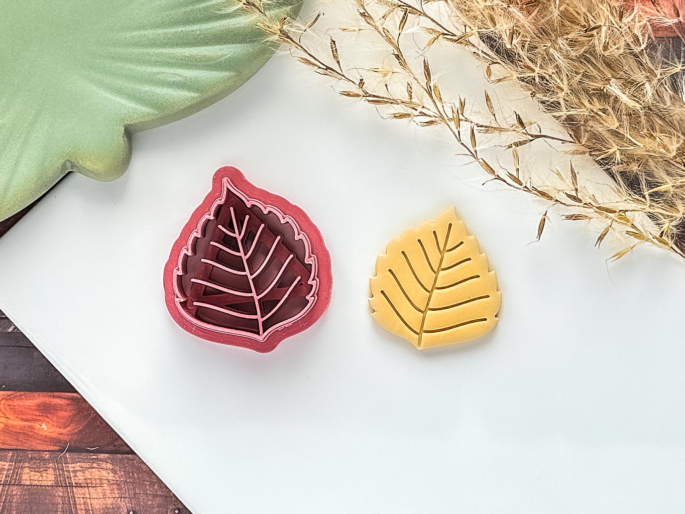 Leaf Clay Cutter | Set Of 6 Designs | Polymer Clay & Fondant-Floral Clay Cutters