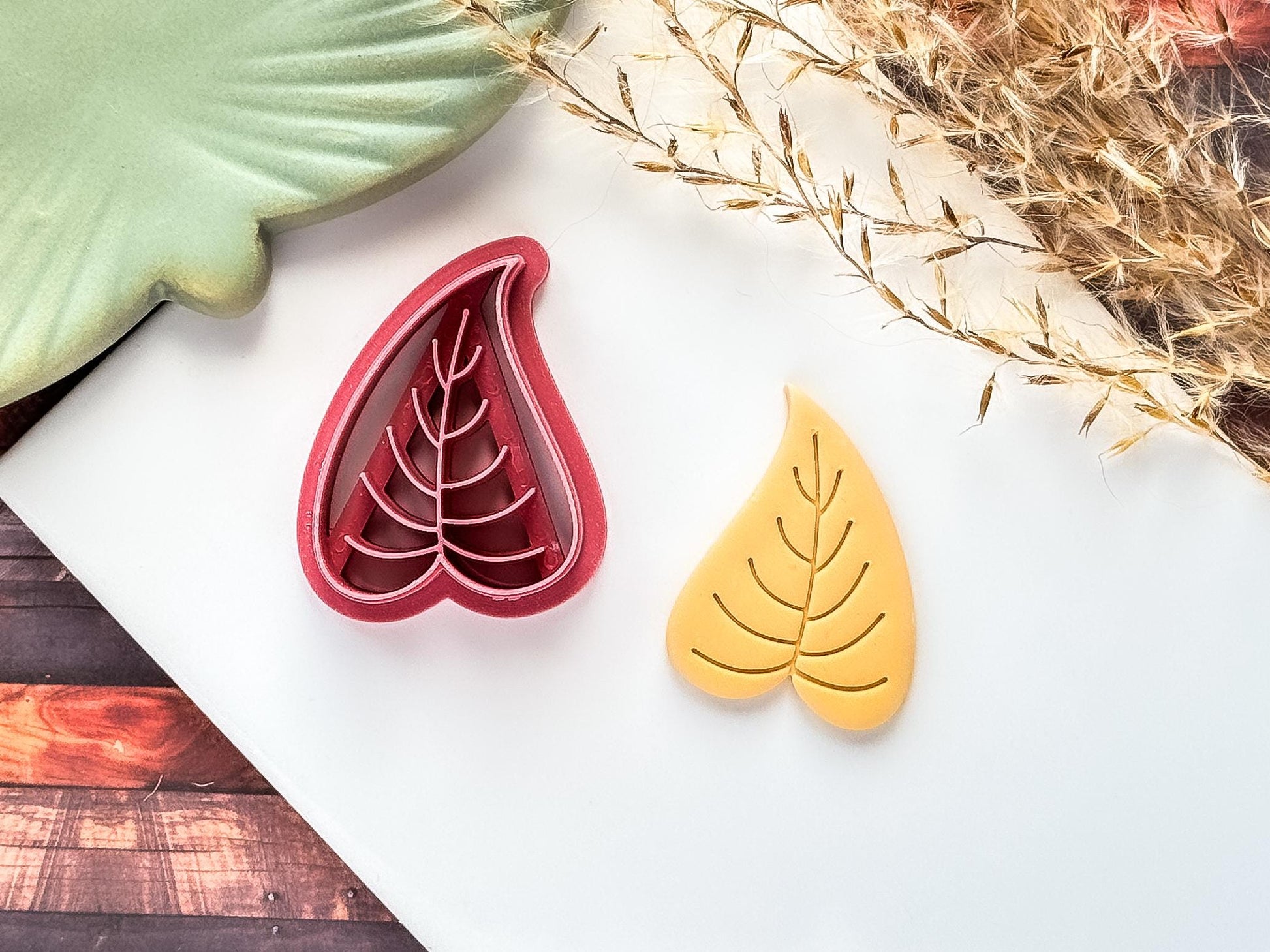 Leaf Clay Cutter | Set Of 6 Designs | Polymer Clay & Fondant-Floral Clay Cutters