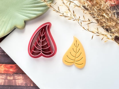 Leaf Clay Cutter | Set Of 6 Designs | Polymer Clay & Fondant-Floral Clay Cutters