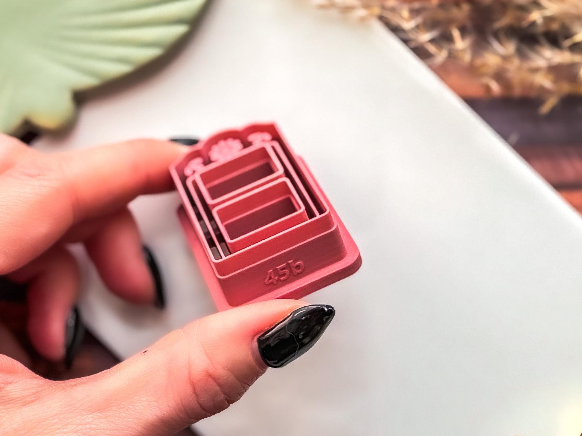Botantical Book Shelf Cutter Set | Floral Bookcase | Polymer Clay Tools-Floral Clay Cutters