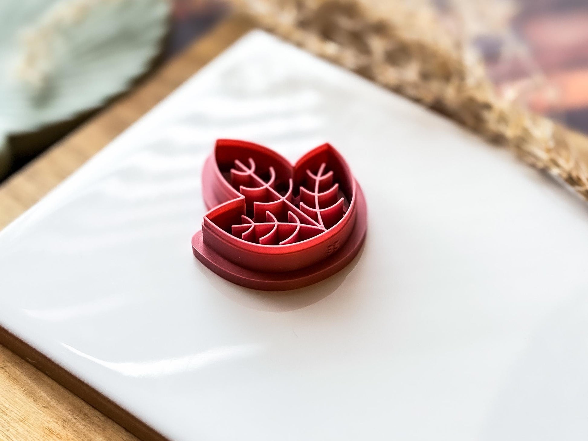 3 Pointed Leaf Clay Cutter | Polymer Clay | Fondant | 5 Sizes | UK Made-Floral Clay Cutters
