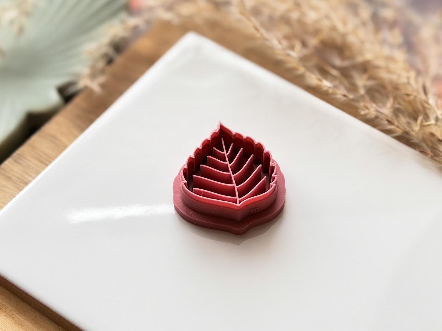 Beech Leaf Clay Cutter | Polymer Clay | Fondant | 5 Sizes | UK Made-Floral Clay Cutters