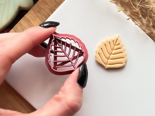 Beech Leaf Clay Cutter | Polymer Clay | Fondant | 5 Sizes | UK Made-Floral Clay Cutters
