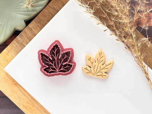 5 Point Leaf Clay Cutter | Polymer Clay | Fondant | 5 Sizes | UK Made-Floral Clay Cutters