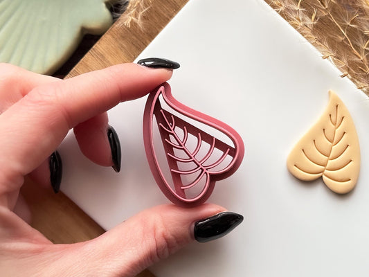 Heart Leaf Clay Cutter | Polymer Clay | Fondant | 5 Sizes | UK Made-Floral Clay Cutters