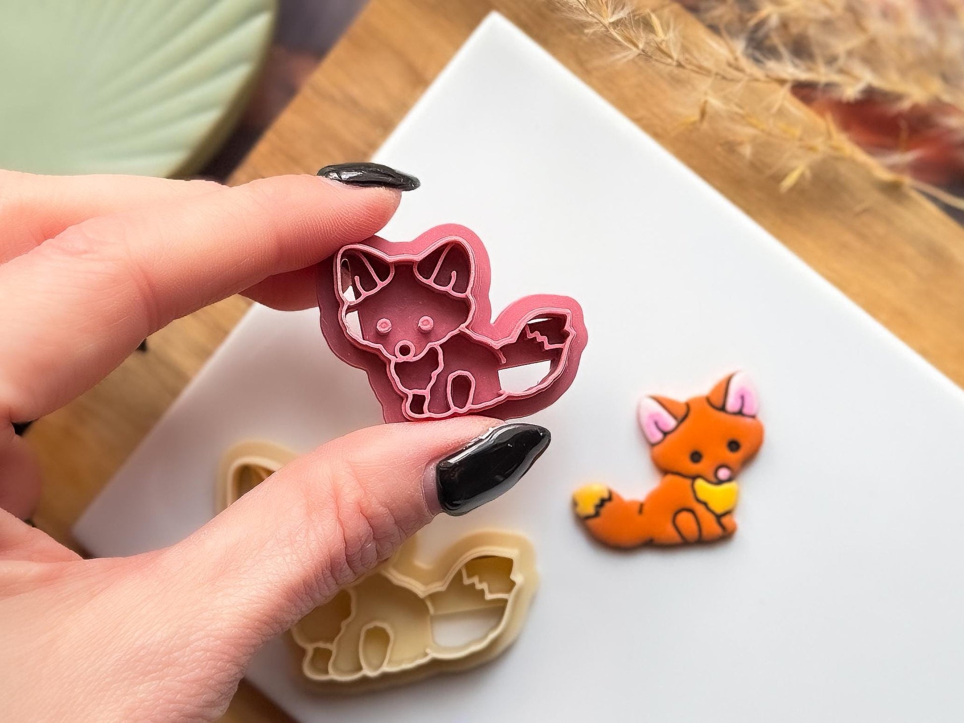 Dainty Fox Polymer Clay Cutter | Woodland Animal Shape |-Animal & Nature Cutters