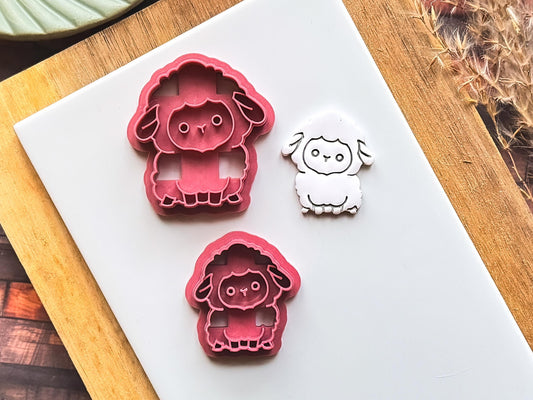 Lamb Clay Cutter | Baby Sheep | Farm Animal Polymer Clay Tool-Animal & Nature Cutters