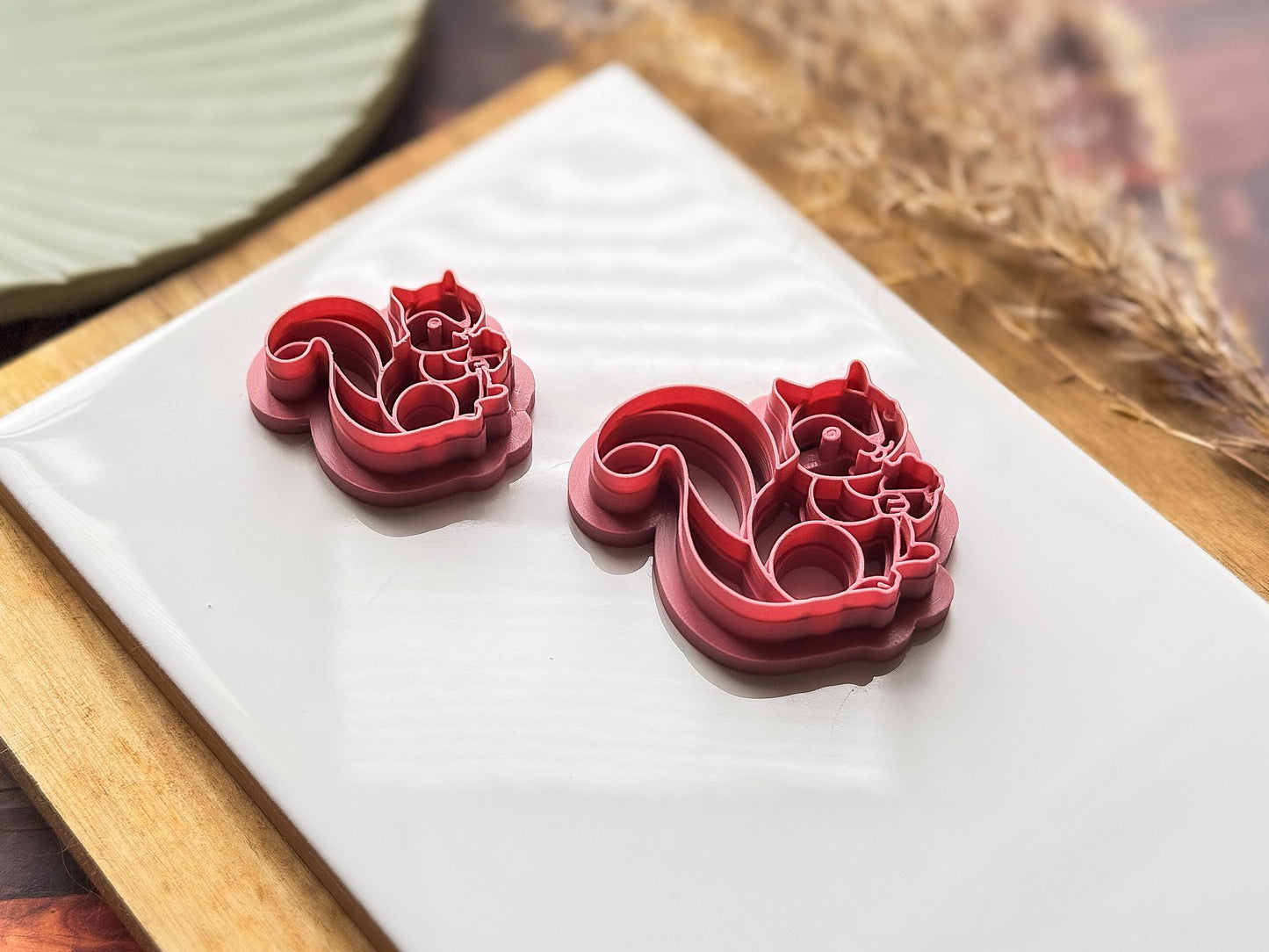Squirrel Shaped Cutter For Polymer Clay & Fondant, 5 Size Options-Animal & Nature Cutters