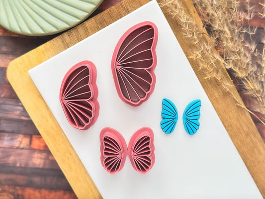 Polymer Clay Cutter Butterfly Wing, Single or Mirrored Set-Animal & Nature Cutters
