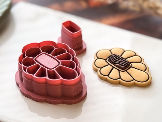 Boho Bezel Cutter 2, Ethnic Style Earring Tool For Polymer Clay, Silver Clay, Fondant-Earring Cutter Sets