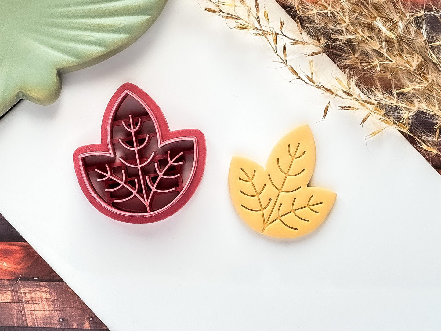 Leaf Clay Cutter | Set Of 6 Designs | Polymer Clay & Fondant-Floral Clay Cutters