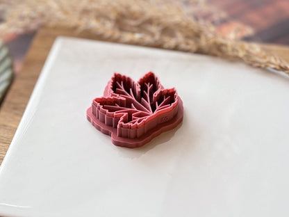 5 Point Leaf Clay Cutter | Polymer Clay | Fondant | 5 Sizes | UK Made-Floral Clay Cutters