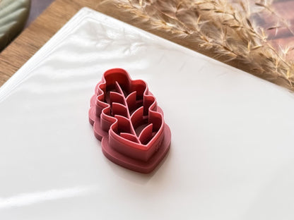 Oak Leaf Clay Cutter | Polymer Clay | Fondant | 5 Sizes | UK Made-Floral Clay Cutters