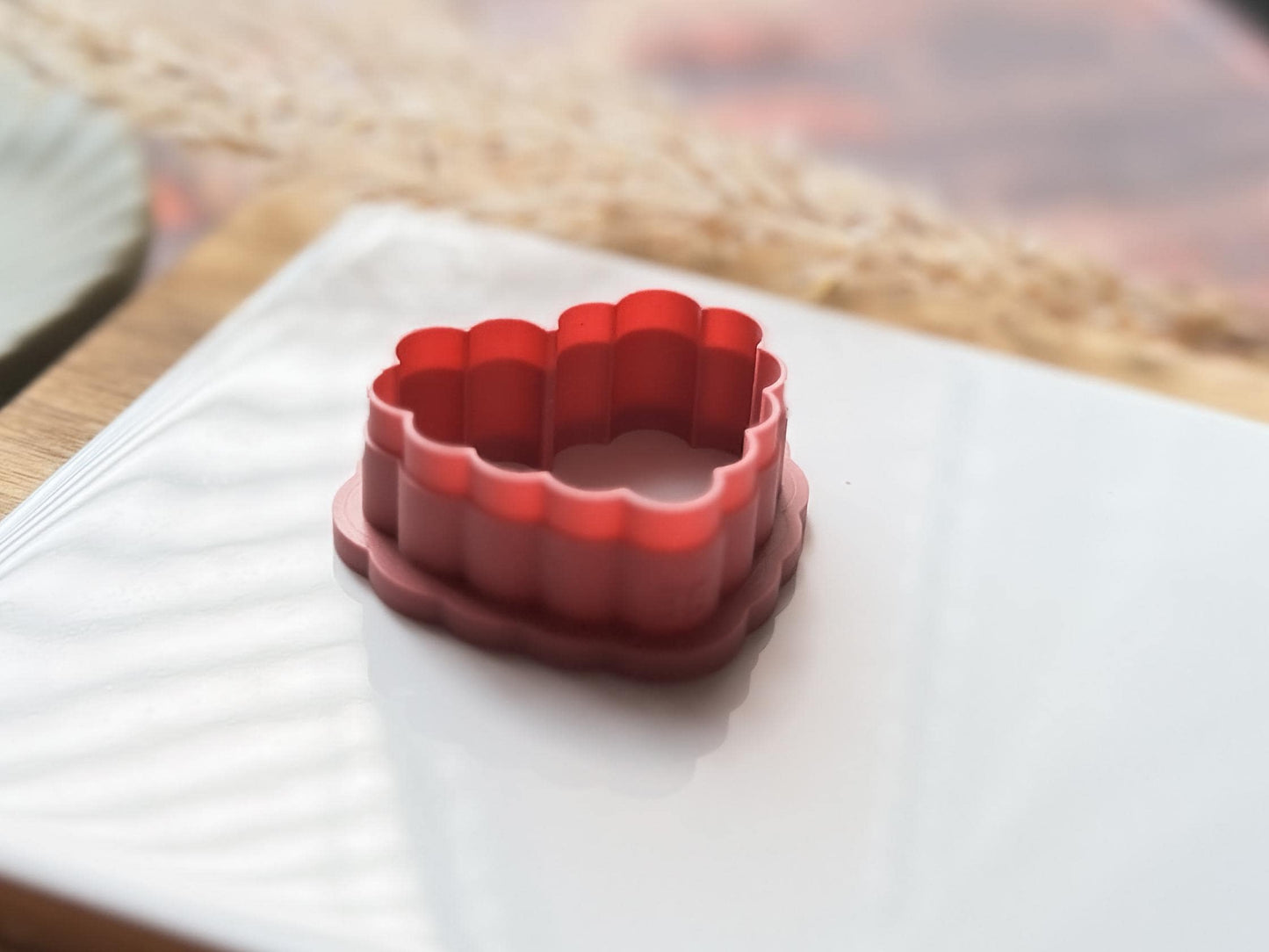 Scalloped Heart Clay Cutter | Polymer Clay Cutting Tools | Fondant | 7 Sizes | UK Made-Valentines Clay Cutters