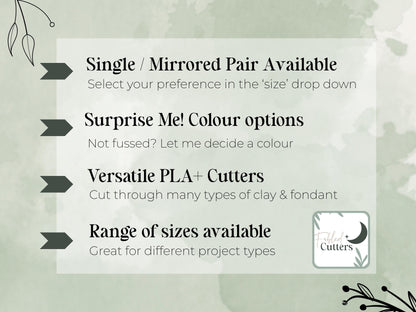 Buttery Pancake Clay Cutter, Desert Themed Polymer Clay & Fondant Cutting Tool-Food Themed Clay Cutters