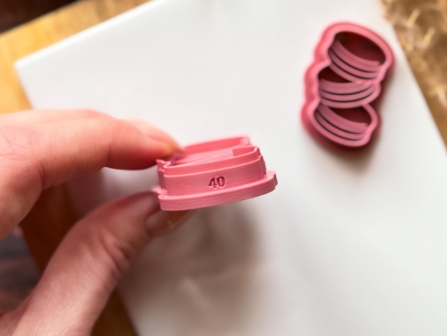 Macaron Clay Cutter, Desert Themed Polymer Clay & Fondant Cutting Tool-Food Themed Clay Cutters