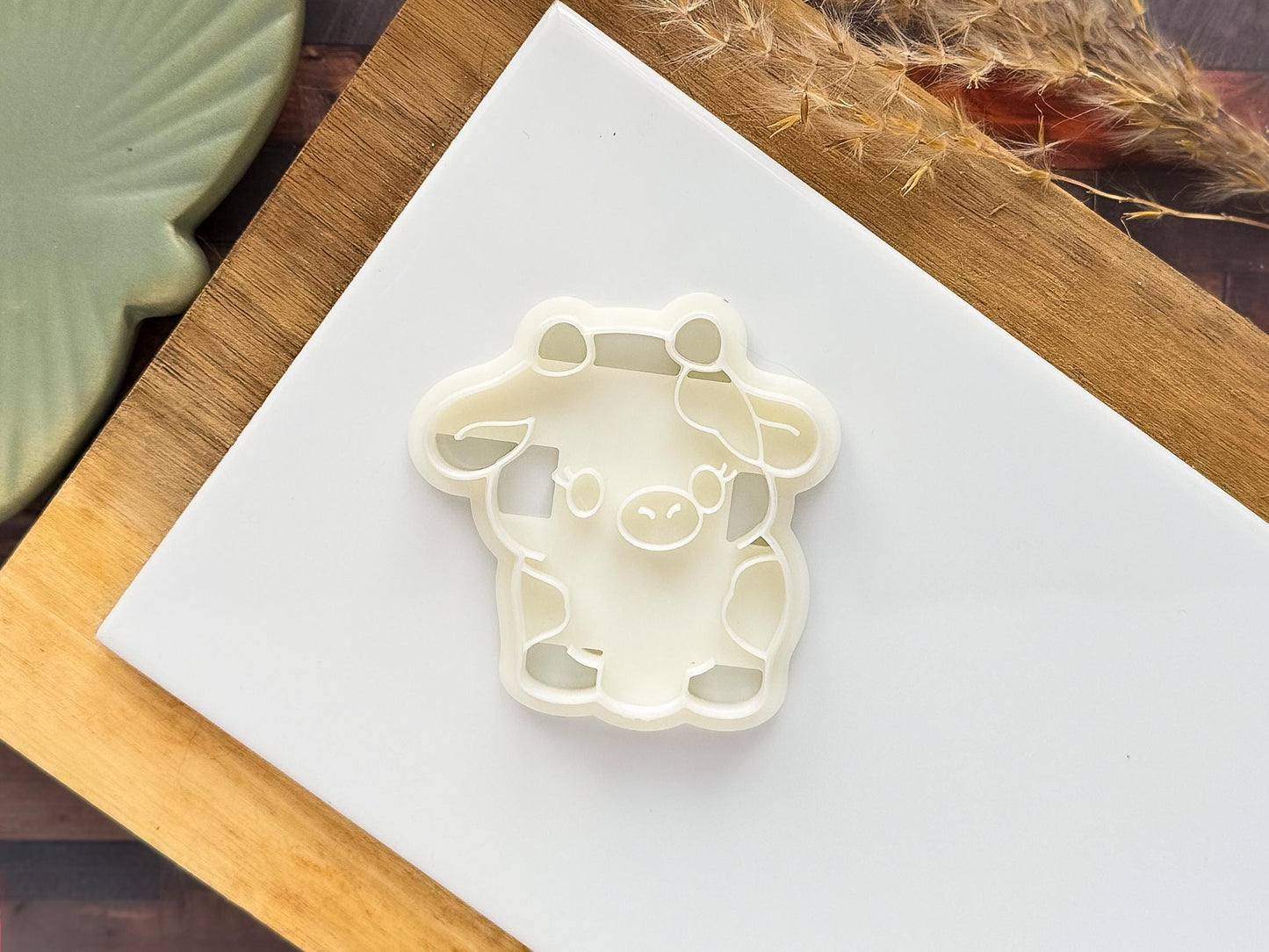 Baby Cow Clay Cutter | Cute Farm Animal Polymer Clay Tool | Fondant Cutting Tool-Animal & Nature Cutters