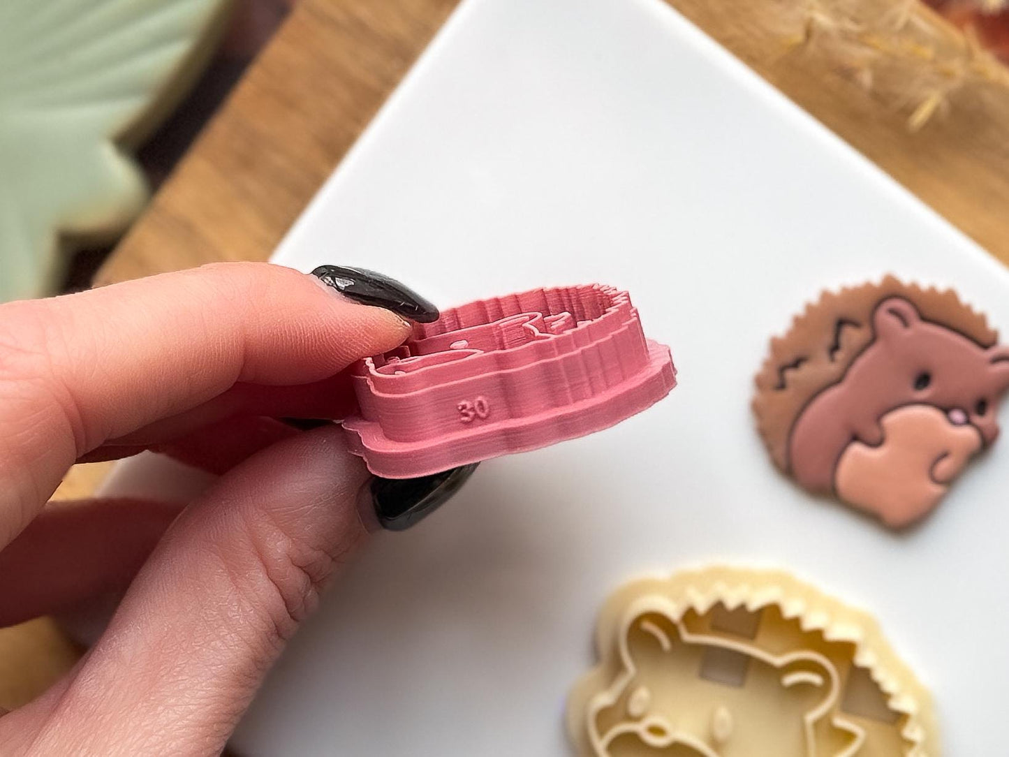 Hedgehog Cutter For Clay & Fondant | Woodland Animal | 5 Sizes-Animal & Nature Cutters