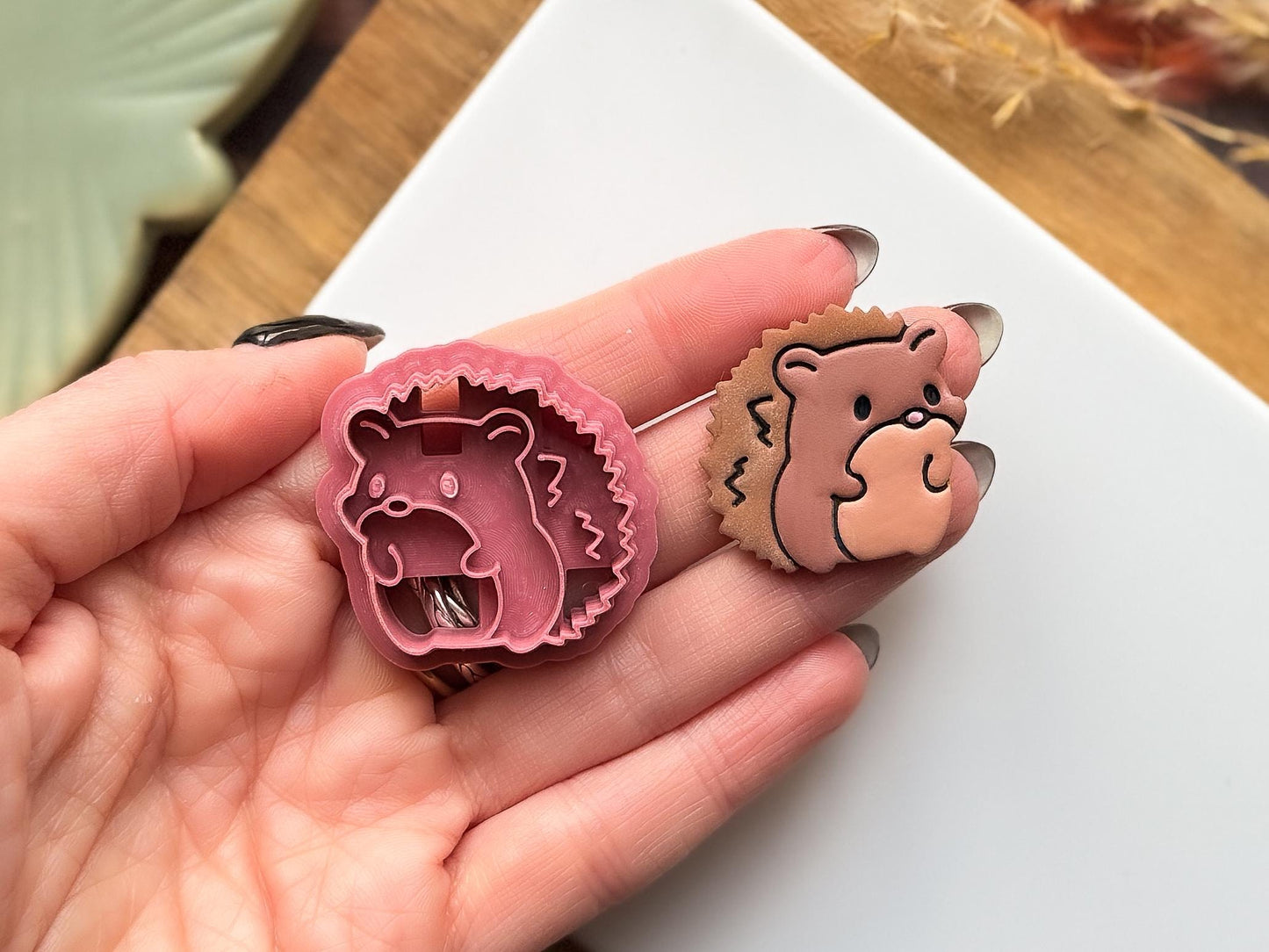 Hedgehog Cutter For Clay & Fondant | Woodland Animal | 5 Sizes-Animal & Nature Cutters