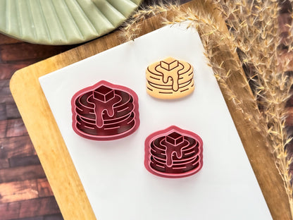 Buttery Pancake Clay Cutter, Desert Themed Polymer Clay & Fondant Cutting Tool-Food Themed Clay Cutters