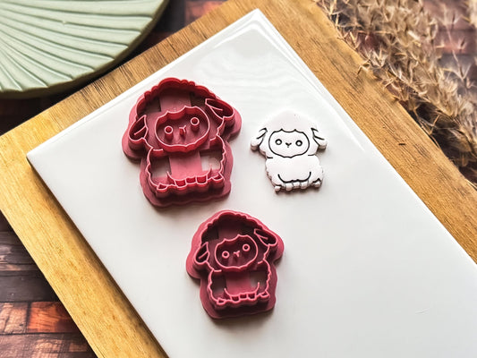 Lamb Clay Cutter | Baby Sheep | Farm Animal Polymer Clay Tool-Animal & Nature Cutters