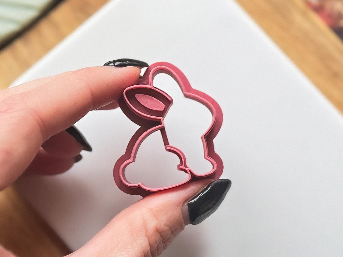 Rabbit Clay Cutter, Easter Bunny Shape, Polymer Clay & Fondant Tool, 7 Size Options-Easter Clay Cutters