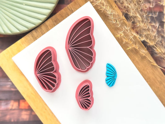 Polymer Clay Cutter Butterfly Wing, Single or Mirrored Set-Animal & Nature Cutters