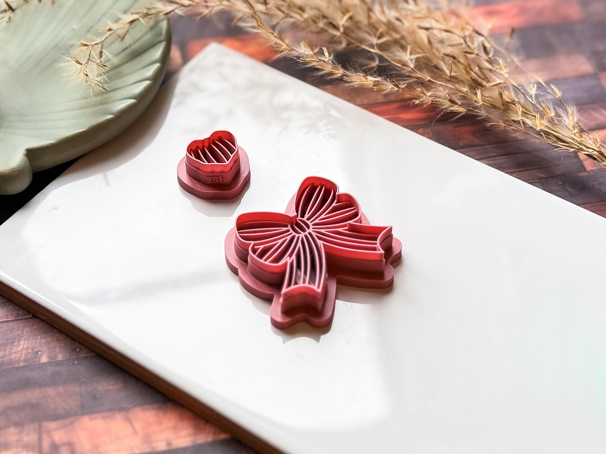 Ribbon Bow Clay Cutter, Stripes Design, Various Sizes, UK Made-Summer Clay Cutters