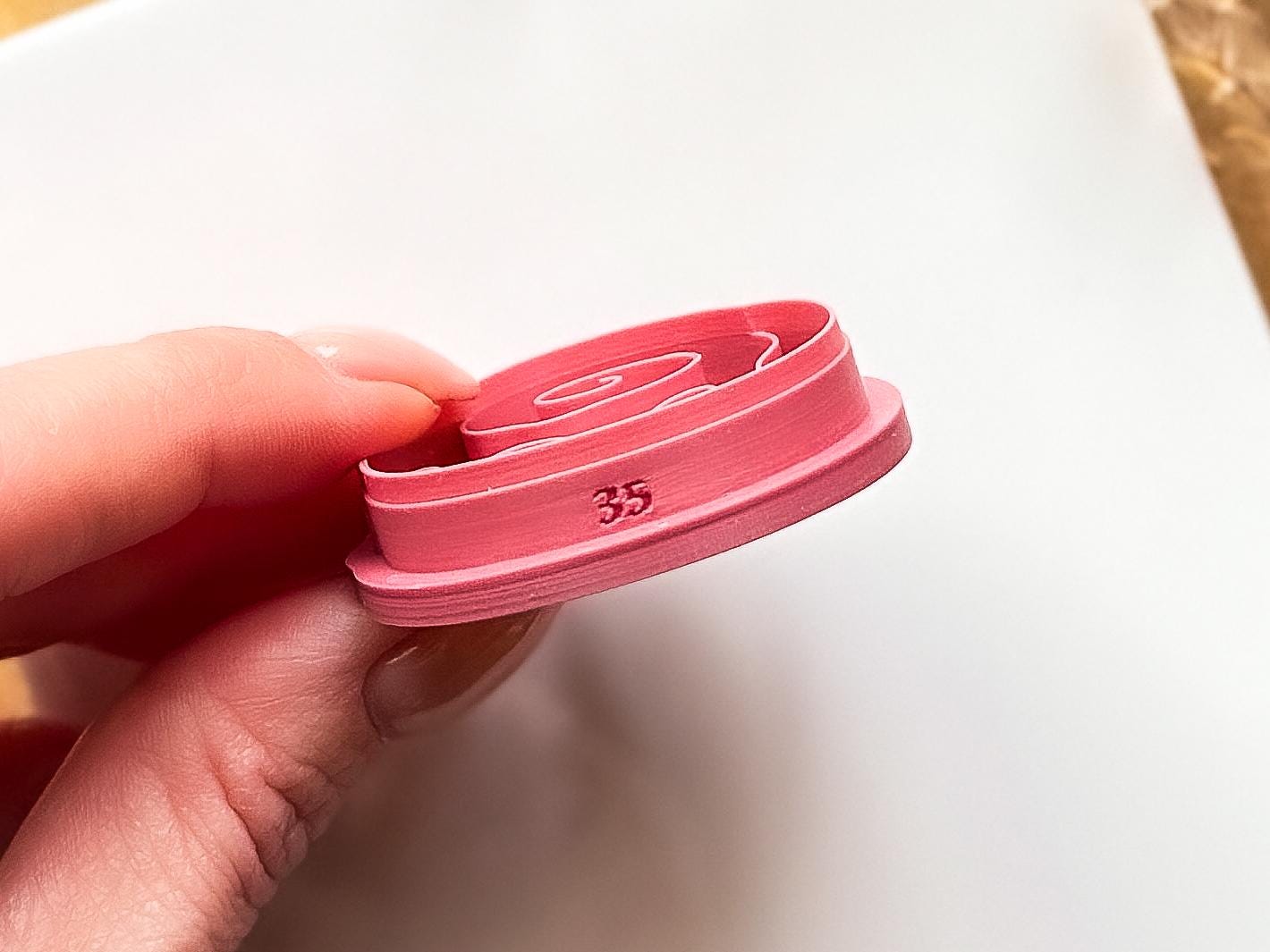 Cinnamon Roll Clay Cutter, Desert Themed Polymer Clay & Fondant Cutting Tool-Food Themed Clay Cutters