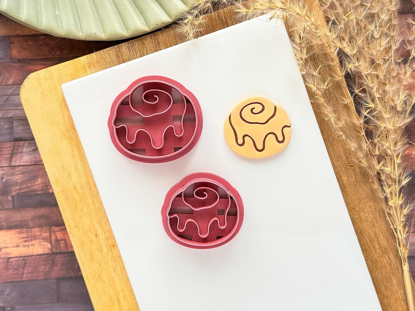 Cinnamon Roll Clay Cutter, Desert Themed Polymer Clay & Fondant Cutting Tool-Food Themed Clay Cutters