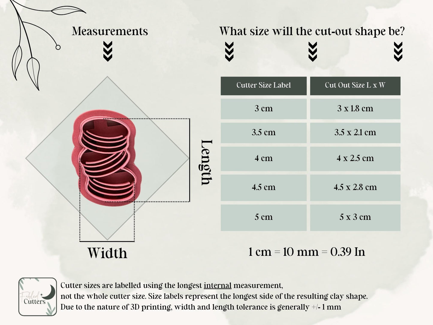 Macaron Clay Cutter, Desert Themed Polymer Clay & Fondant Cutting Tool-Food Themed Clay Cutters