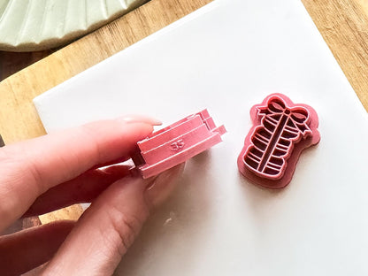 Macaron Stack Clay Cutter, Triple Layer With Bow, Dessert Themed Polymer Clay & Fondant Tool-Food Themed Clay Cutters