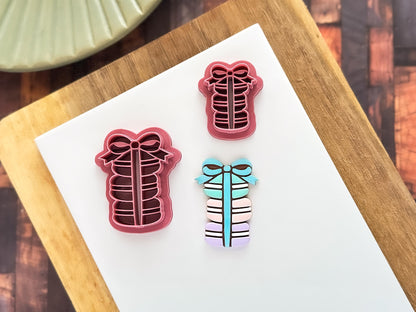 Macaron Stack Clay Cutter, Triple Layer With Bow, Dessert Themed Polymer Clay & Fondant Tool-Food Themed Clay Cutters