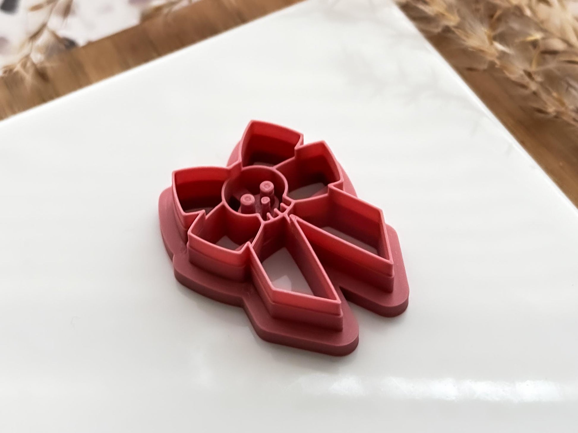 Gothic Bow Clay Cutter 1, Skull Ribbon Polymer Clay And Fondant Tool-Gothic Clay Cutters