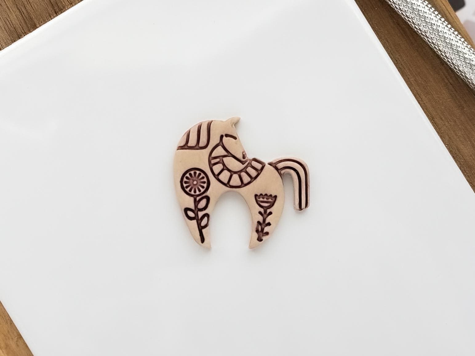 Scandi Folk Horse Clay Cutter, Polymer Clay & Fondant Boho Animal Tool-Boho Clay Cutters