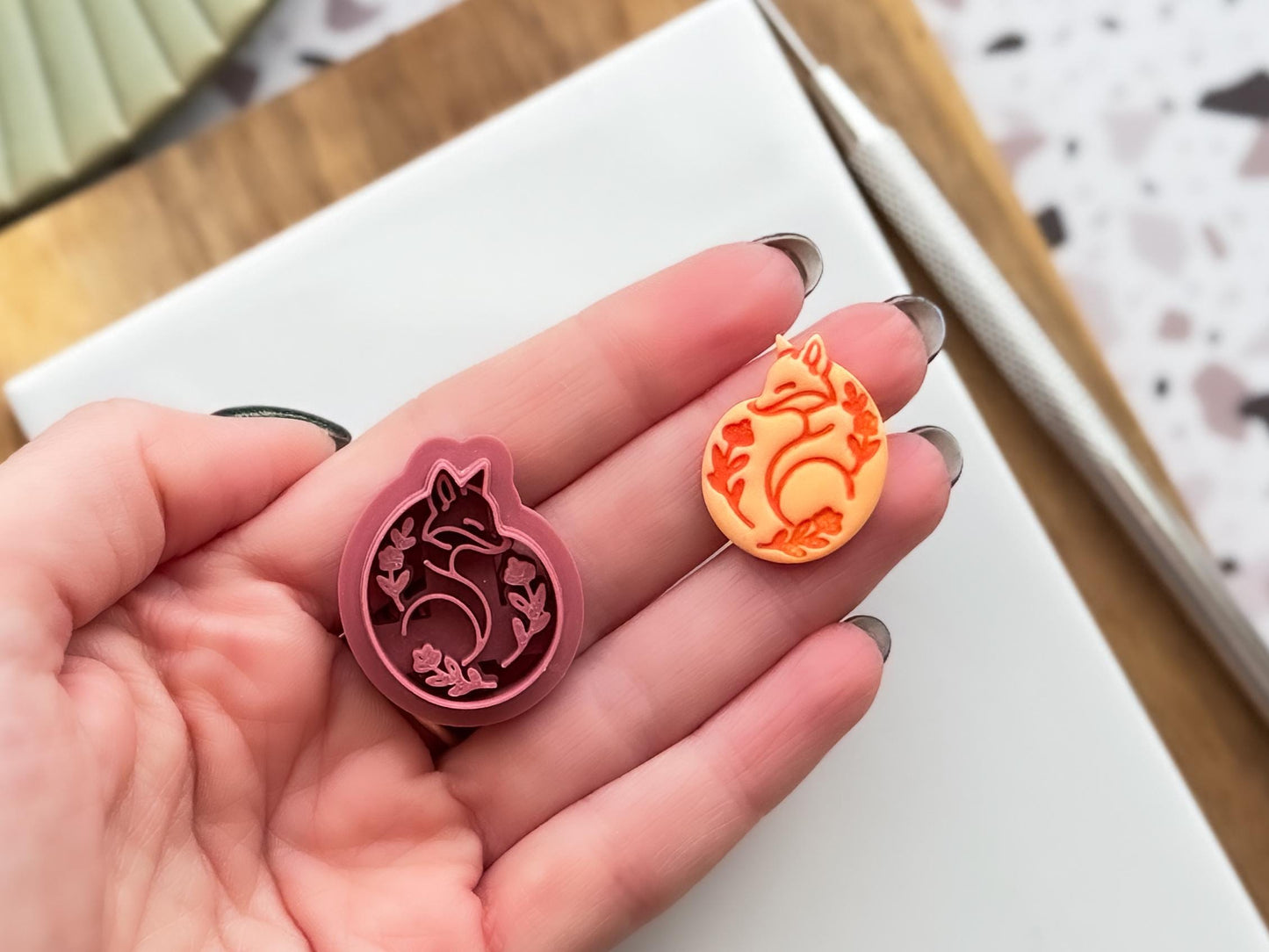 Scandi Folk Horse Clay Cutter, Polymer Clay & Fondant Boho Animal Tool-Boho Clay Cutters