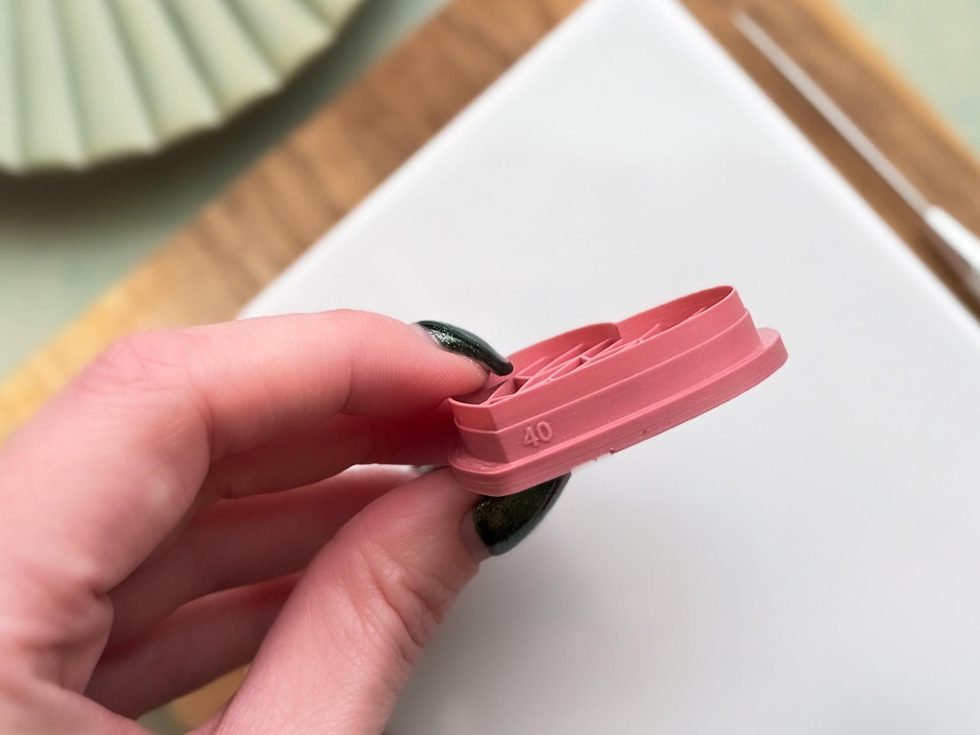 Art Deco Heart Cutter, Geometric Design For Polymer Clay & Fondant-Art Deco Clay Cutters