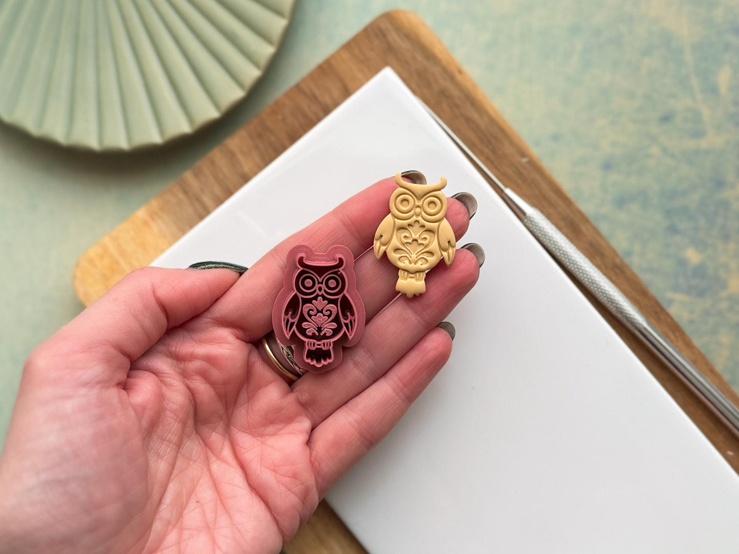 Owl Clay Cutter, Detailed Bird Tool For Jewellery Making-Animal & Nature Cutters