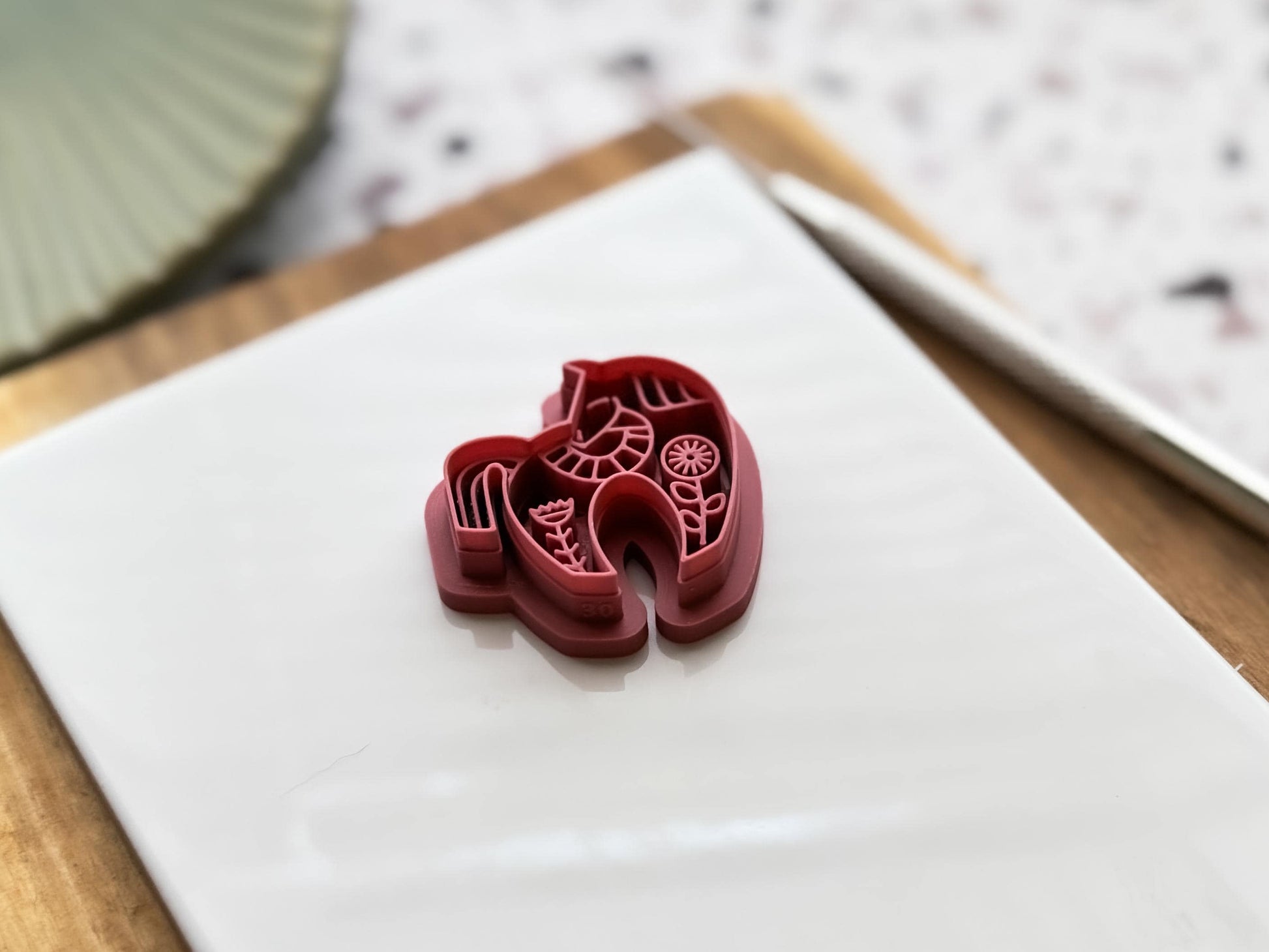 Scandi Folk Horse Clay Cutter, Polymer Clay & Fondant Boho Animal Tool-Boho Clay Cutters