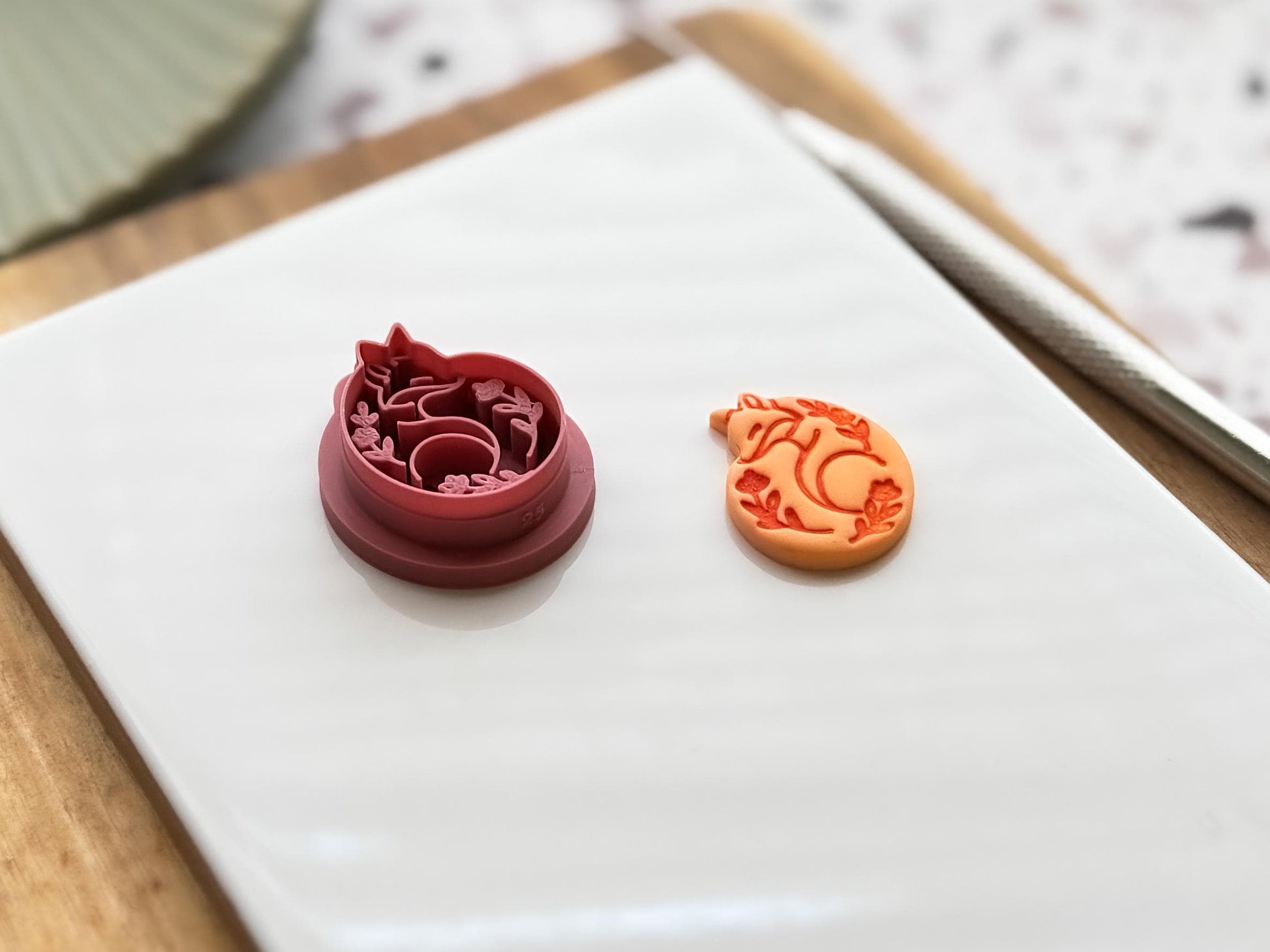 Scandi Folk Horse Clay Cutter, Polymer Clay & Fondant Boho Animal Tool-Boho Clay Cutters