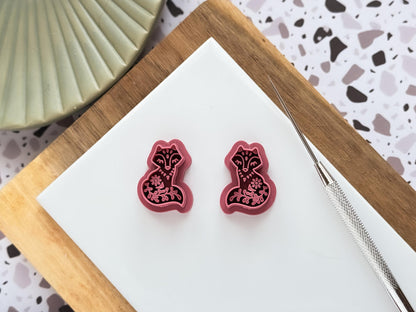 Boho Fox Clay Cutter - Folk Art Animal Tool For Polymer Clay-Boho Clay Cutters