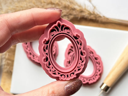 Vintage Frame Clay Cutter-Heart Cutters