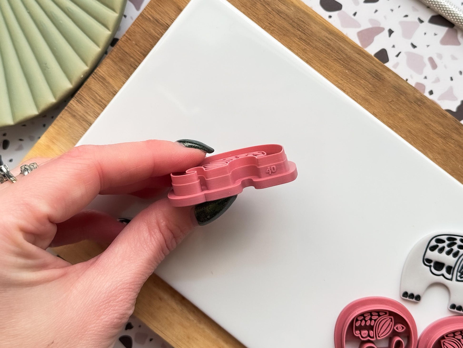 Boho Elephant Cutter - Tribal Animal Tool For Polymer Clay-Boho Clay Cutters