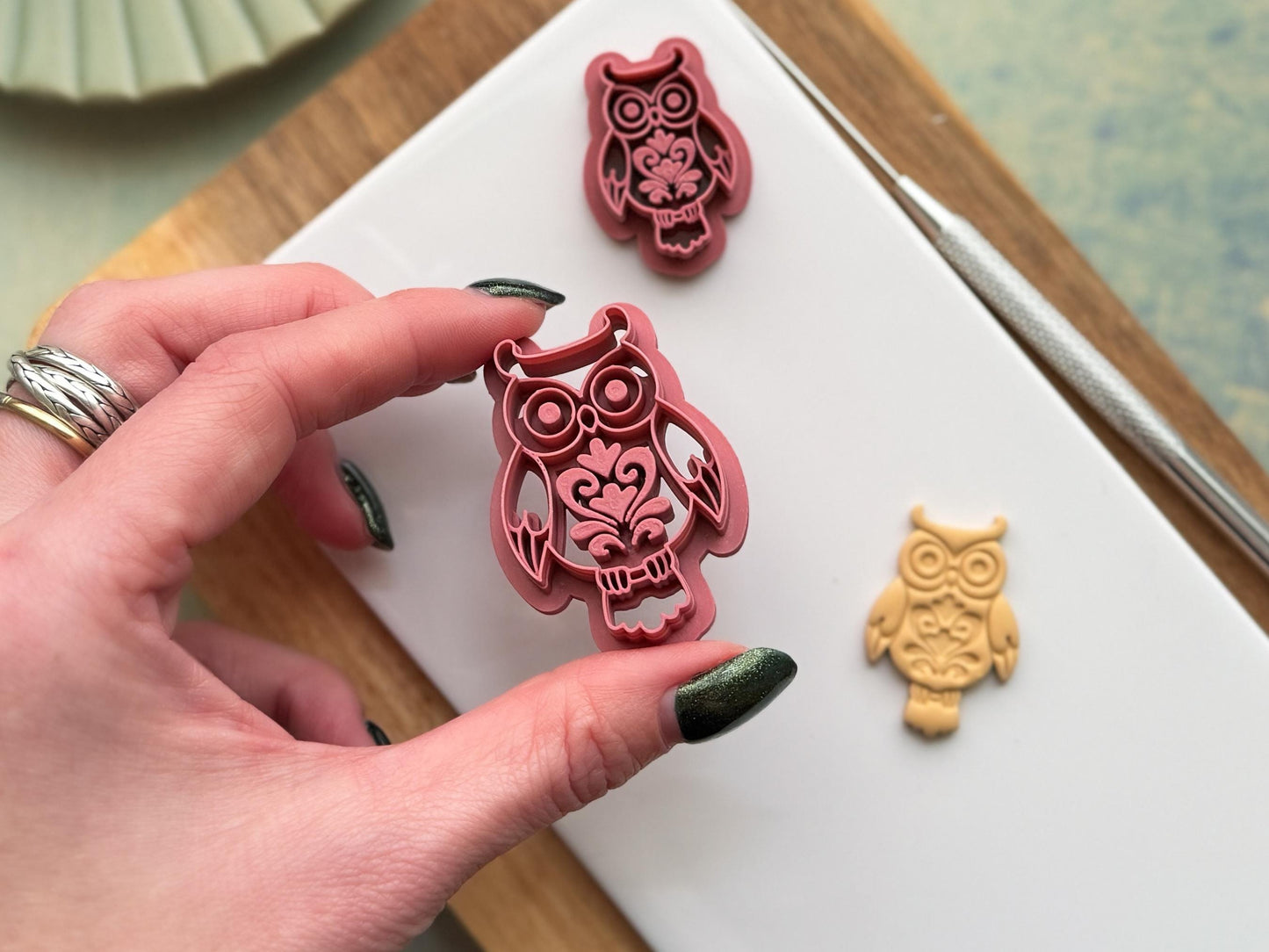 Owl Clay Cutter, Detailed Bird Tool For Jewellery Making-Animal & Nature Cutters