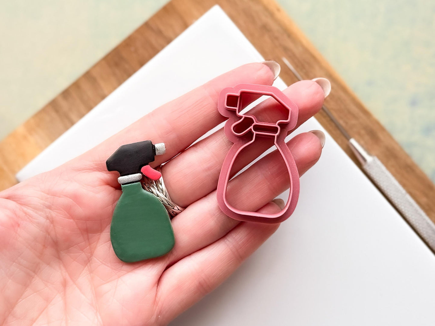 Spray Bottle Polymer Clay Cutter, Summer Gardening Tools, UK Made-Summer Clay Cutters