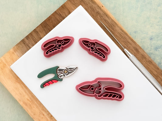 Garden Tool Polymer Clay Cutter, Pruning Snippers, Secateurs, UK Made-Summer Clay Cutters