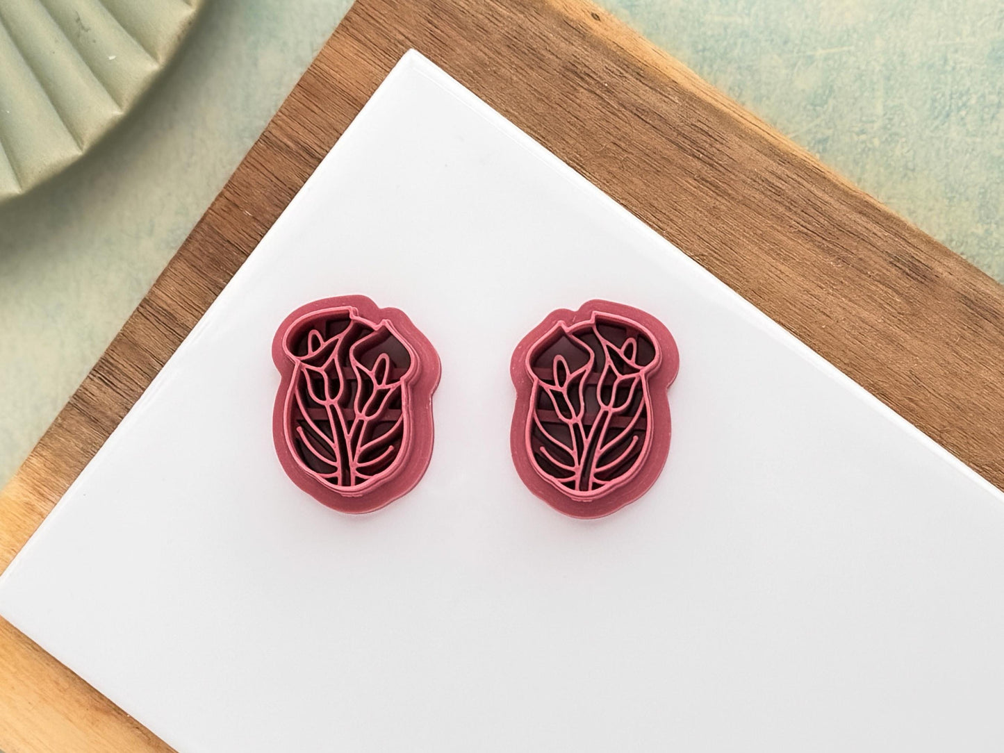 Cala Lily Frame Cutter, For Polymer Clay & Fondant-Winter Clay Cutters